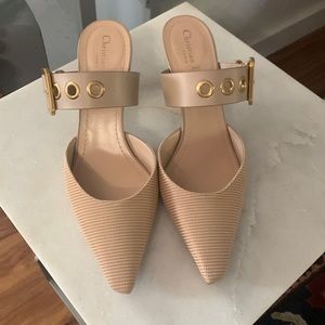 Gorgeous blush colored Christian Dior shoes in a size 9